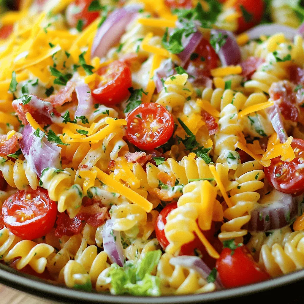 BLT Pasta Salad Extravaganza: A Delicious Twist on a Classic Favorite