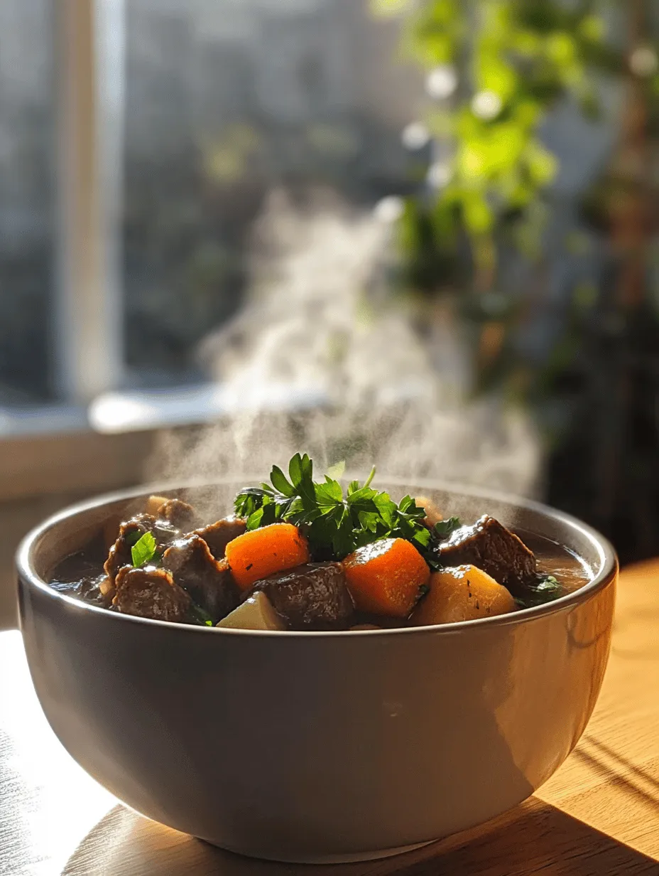 Cozy Comfort Beef Stew Recipe