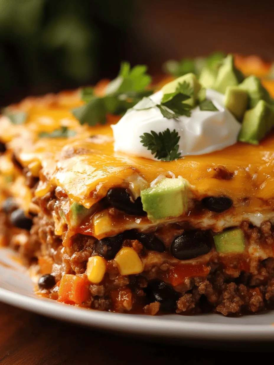 Deliciously Layered: The Ultimate Mexican Layered Casserole Recipe