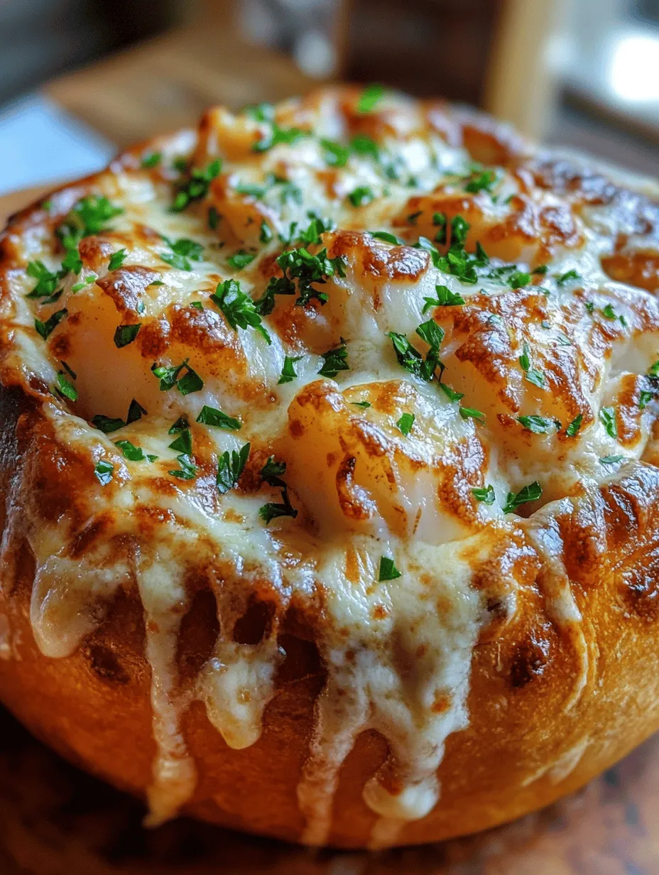 Ocean&#8217;s Treasure Stuffed Seafood Bread Bowl: A Delectable Delight