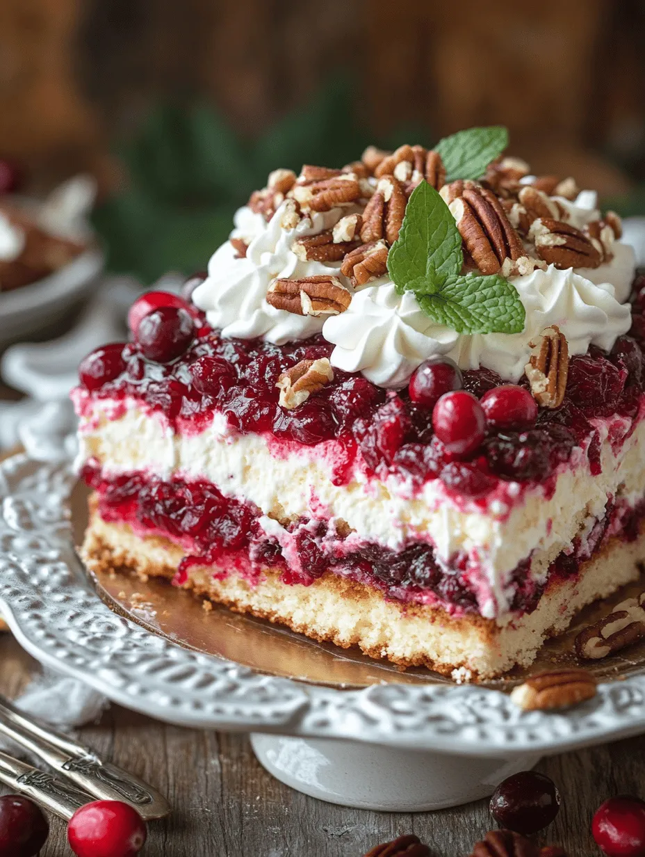 Delightful Cranberry Bliss Poke Cake Recipe