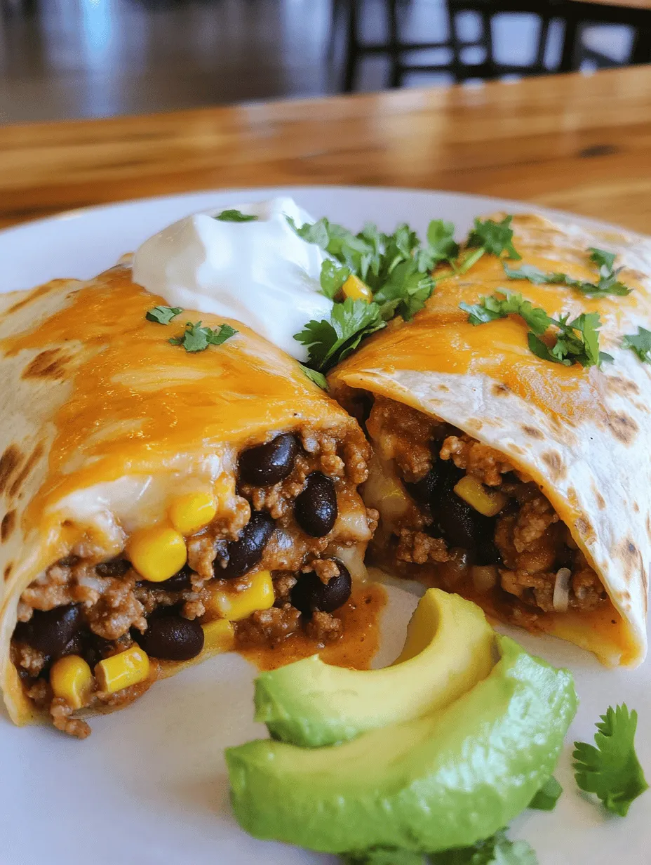 Cheesy Beefy Burrito Delight: A Comfort Food Classic