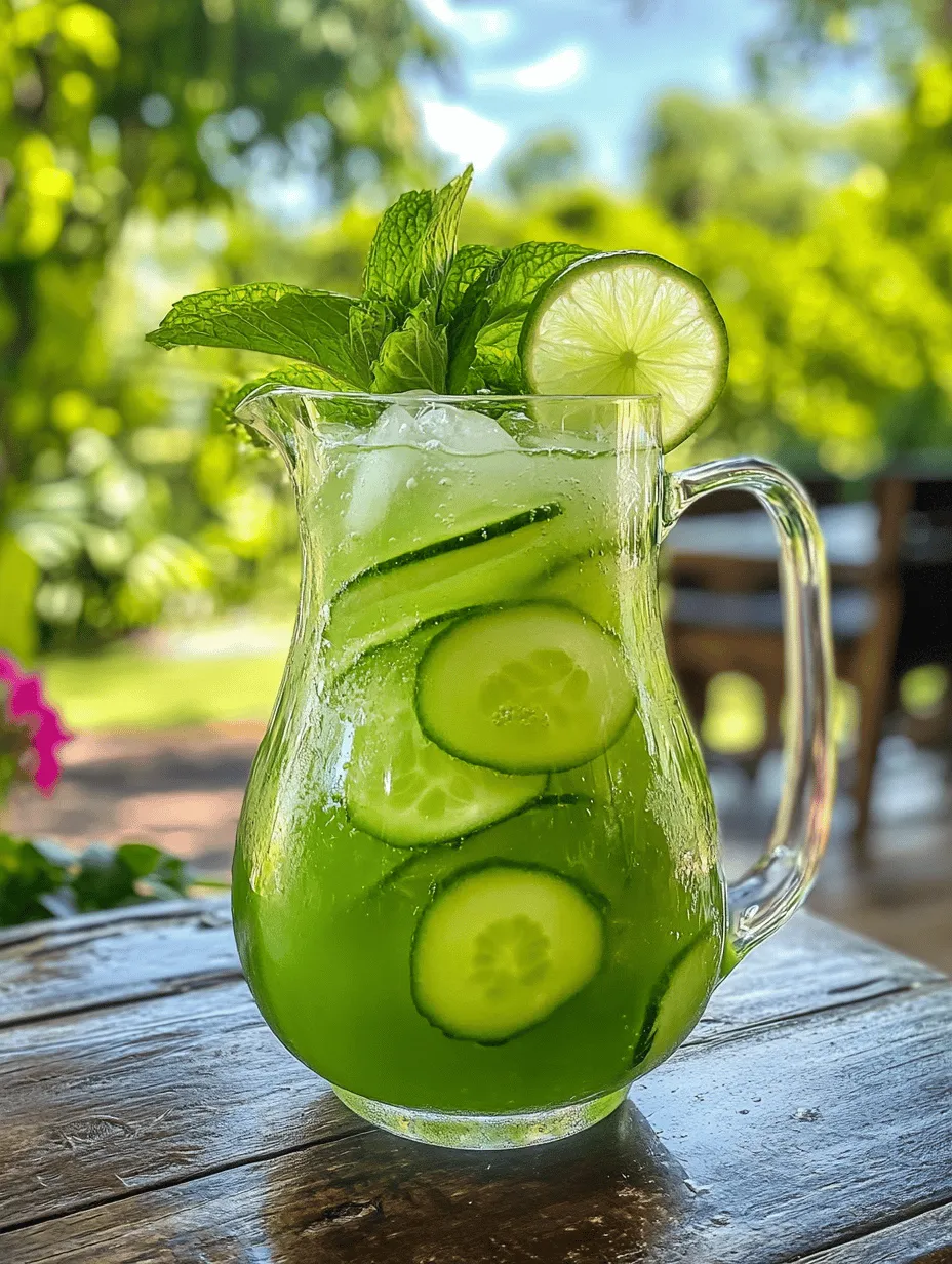 Refreshing Cucumber Lime Agua Fresca: A Delightful Summer Beverage