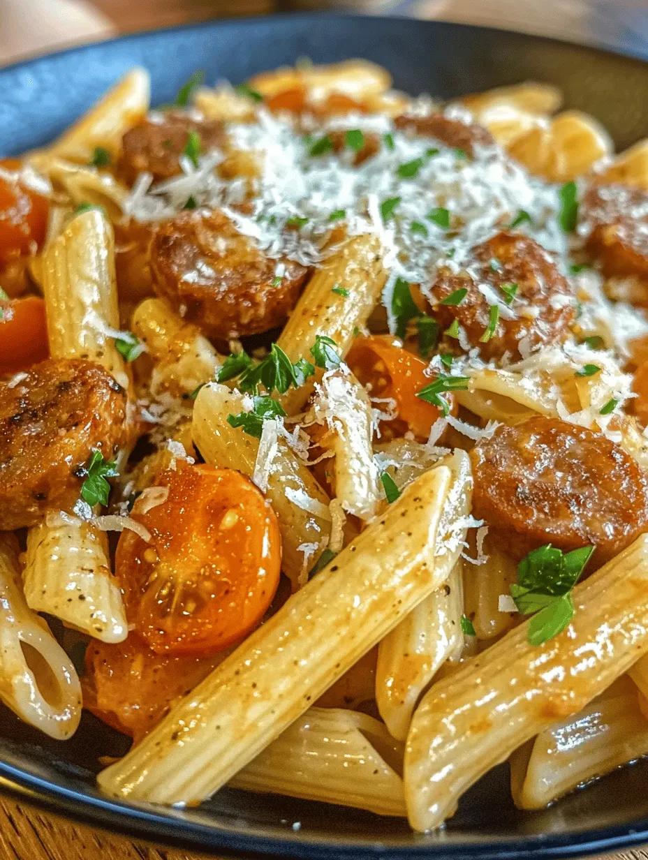 Easy and Delicious Creamy Cajun Sausage Pasta Recipe: A Flavorful Journey