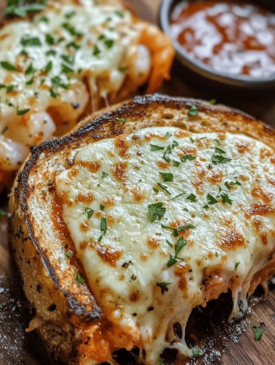 Indulge in Cheesy Garlic Bread Shrimp Grilled Cheese: A Gourmet Twist on a Classic Favorite