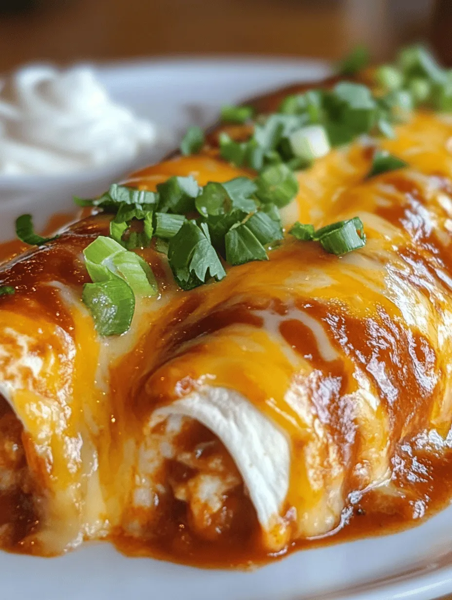 Indulgent Cheesy Chicken Enchiladas: A Comforting Delight for Every Occasion