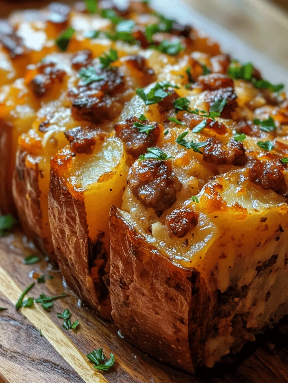 Bacon and Sausage-Stuffed Potato Loaf: The Ultimate Comfort Food