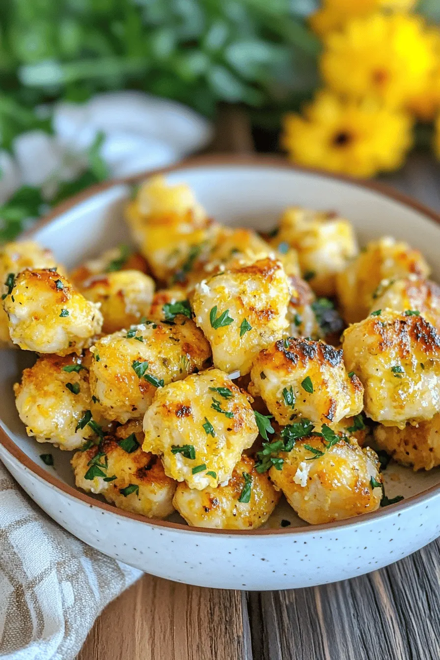 Air Fryer Garlic Parmesan Chicken Skewers: A Flavorful Delight