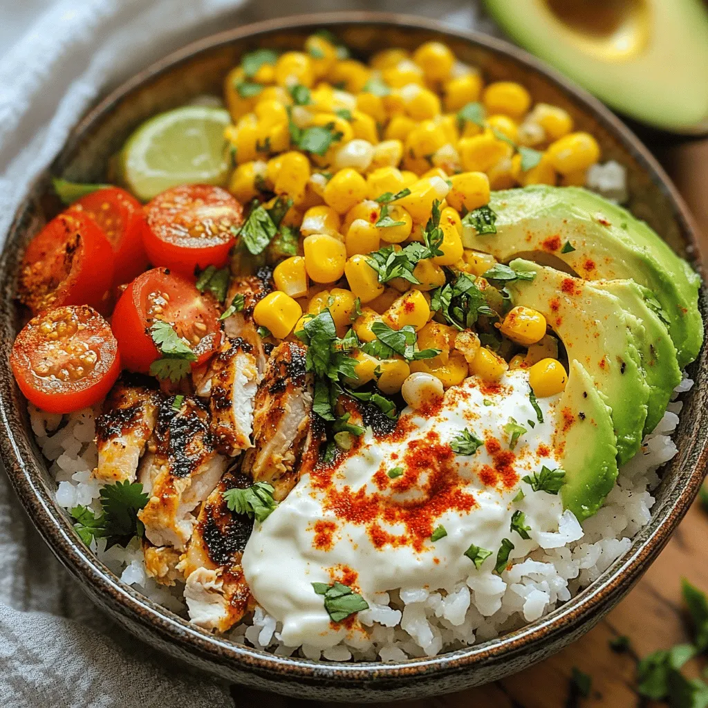 Loaded Street Corn Chicken Rice Bowl: A Flavorful Journey