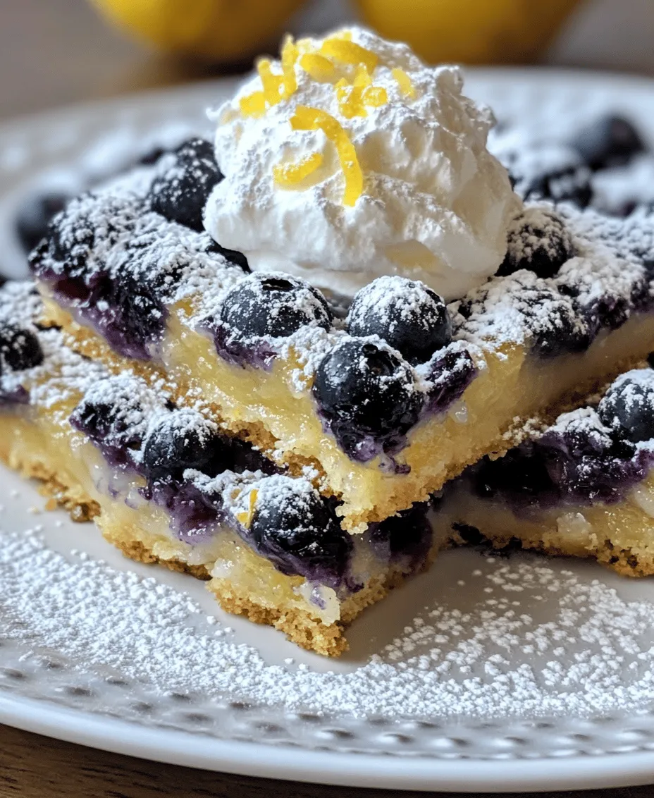The success of the Blueberry Lemon Delight hinges on the quality of its ingredients. Each component contributes to the dessert