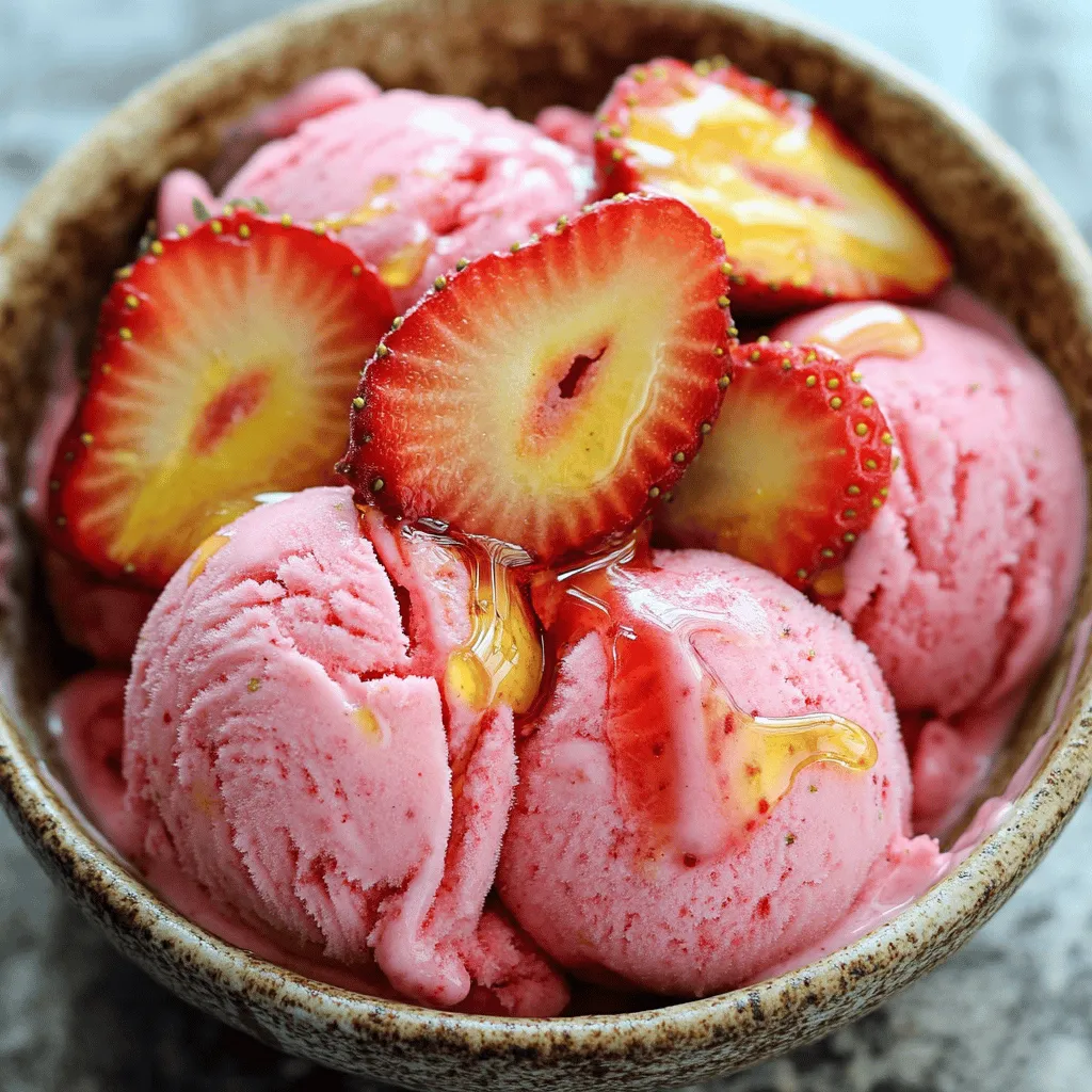 Strawberry Bliss Frozen Yogurt: A Refreshing Summer Treat