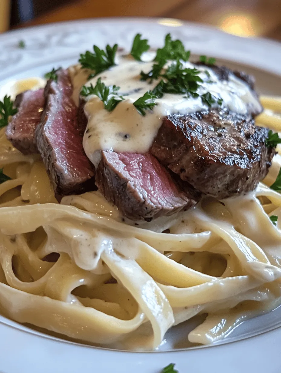 Creamy Steak Gorgonzola Alfredo: A Rich and Decadent Delight