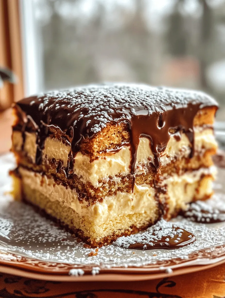Indulge in the Sweet Layers of Boston Cream Cake Delight