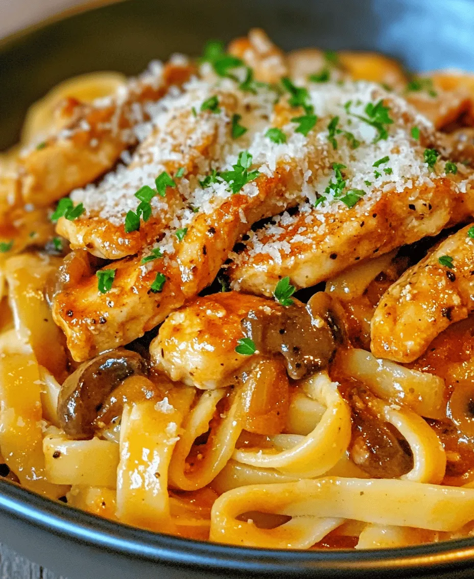 Creamy Chicken Marsala Pasta is a delightful fusion of tender chicken, earthy mushrooms, and rich, velvety sauce that envelops perfectly cooked pasta. This dish marries the savory notes of Marsala wine with the comforting texture of cream, creating a culinary experience that is both sophisticated and comforting. In today