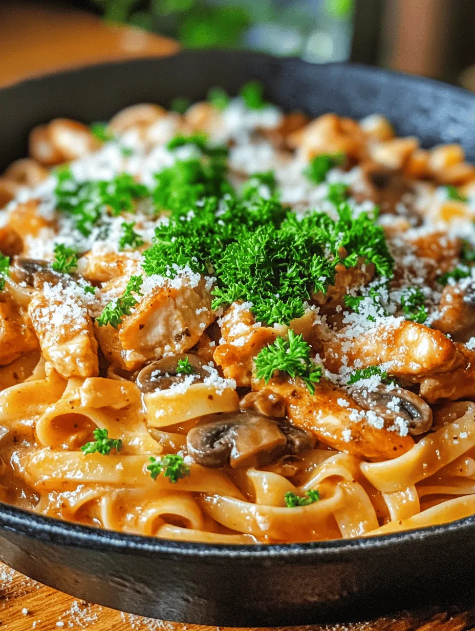 Creamy Chicken Marsala Pasta Recipe