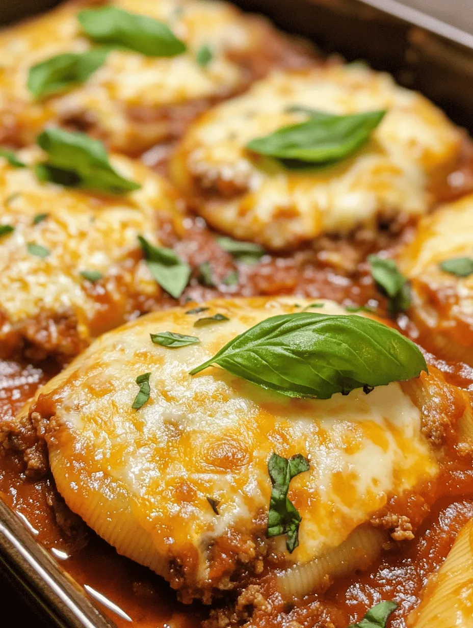 Beef-Stuffed Shells with Creamy Ricotta Filling: A Comforting Pasta Delight