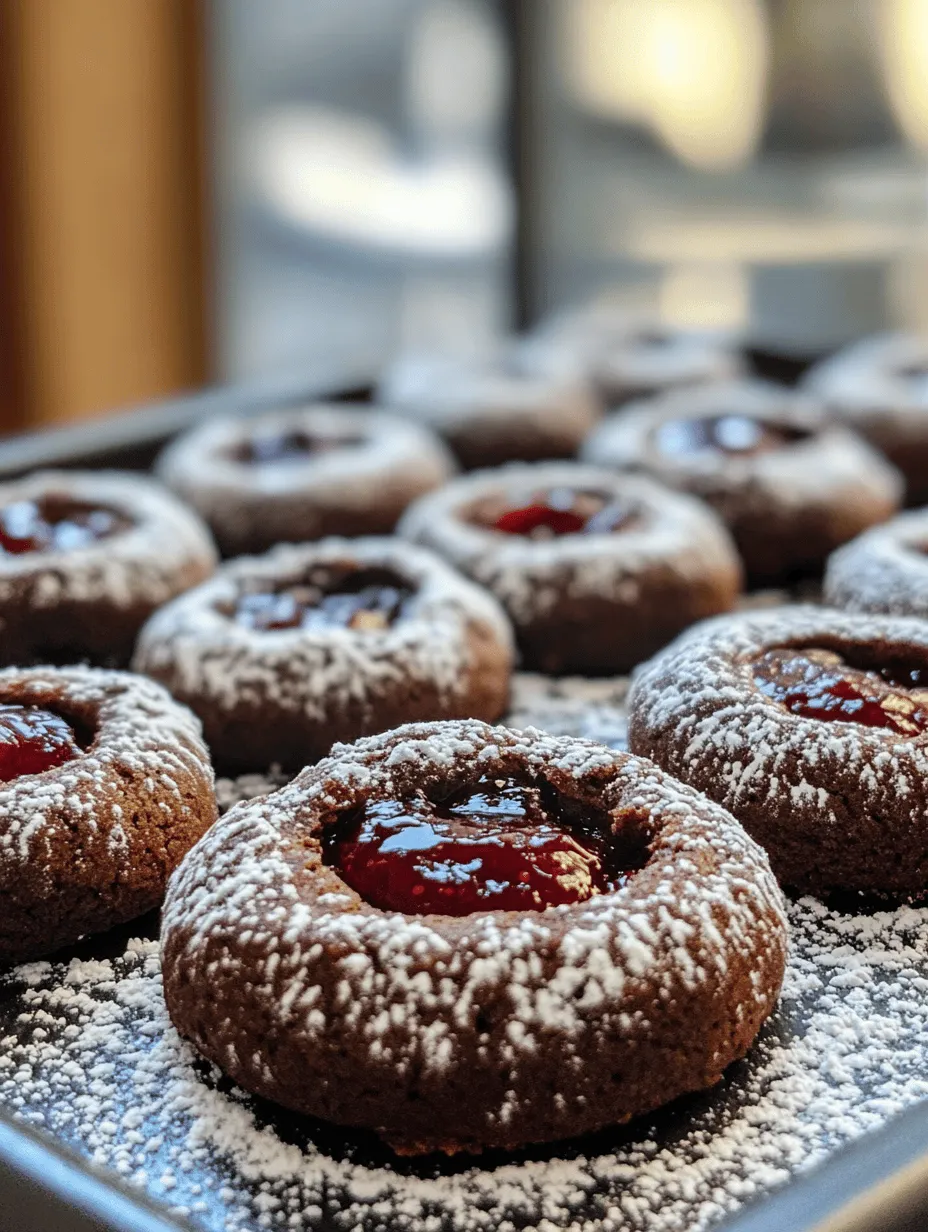 Chocolate Thumbprint Cookies: A Delectable Delight