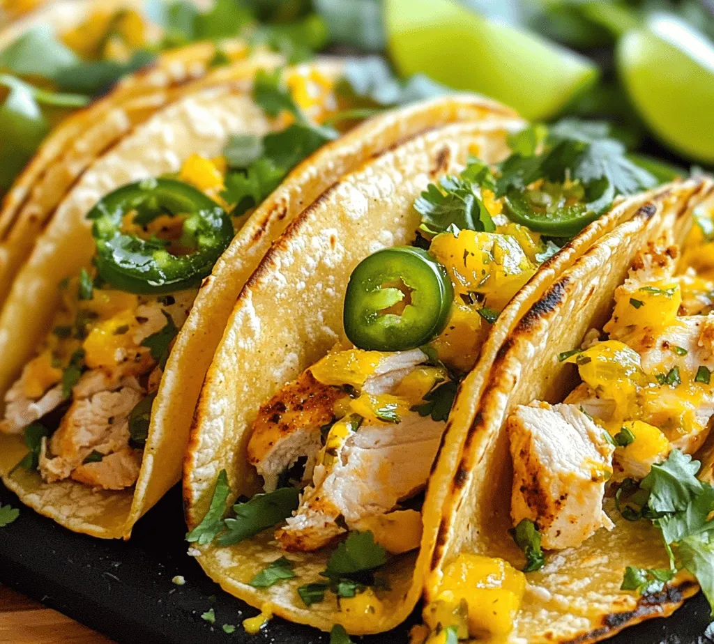 To create the perfect Jalapeño Popper Chicken Tacos, it