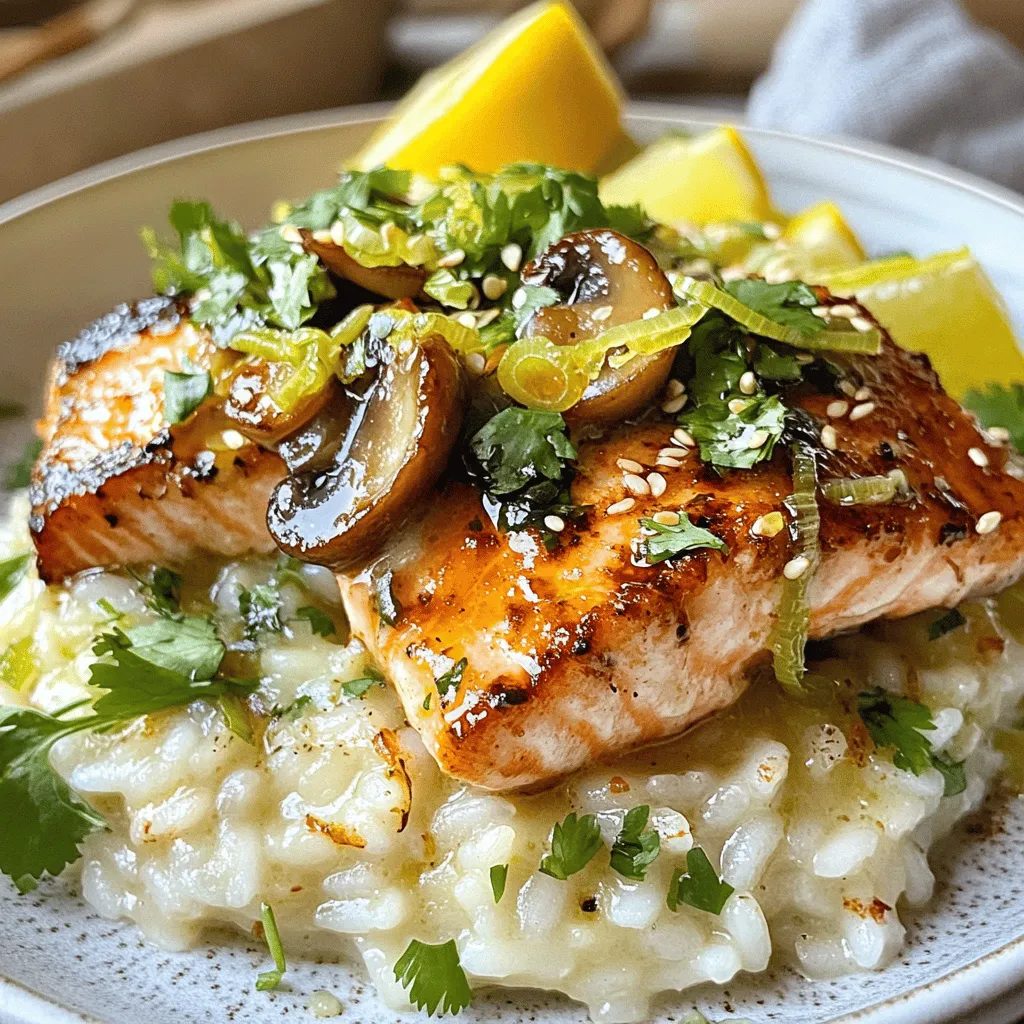 Japanese Style Risotto with Seared Salmon: A Unique Fusion of Flavors