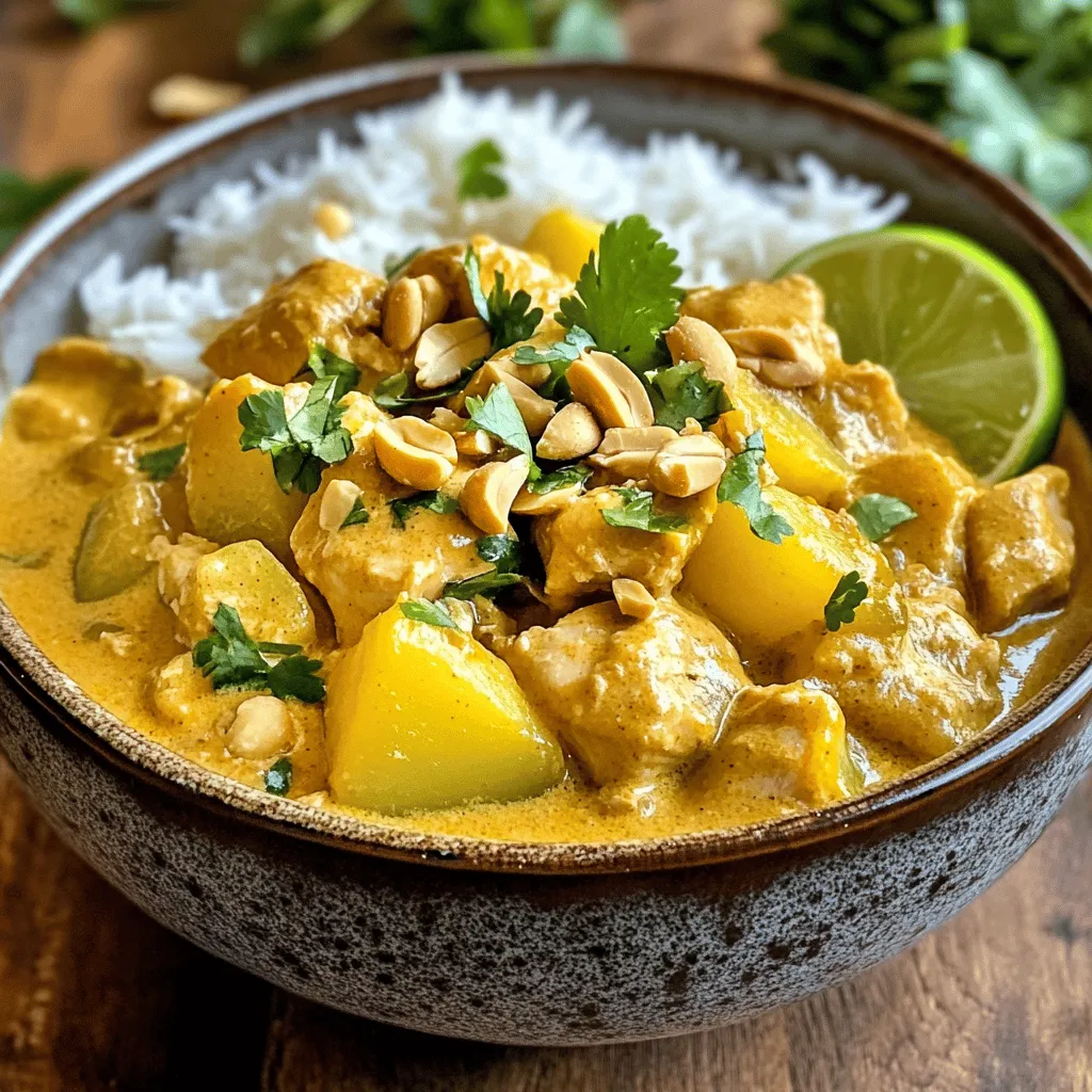Massaman Chicken Curry Delight: A Flavorful Journey into Thai Cuisine