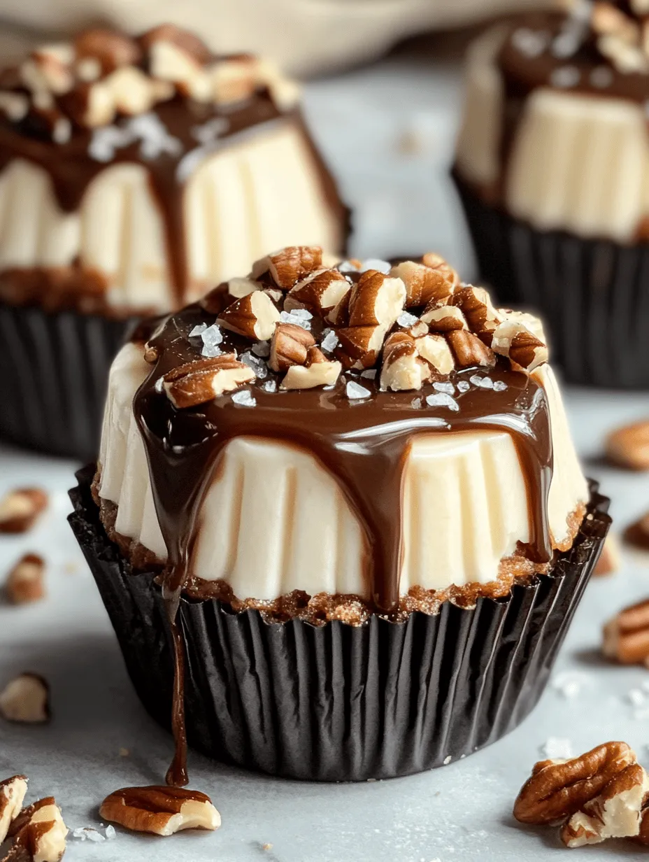 No-Bake Turtle Mini Cheesecakes Recipe