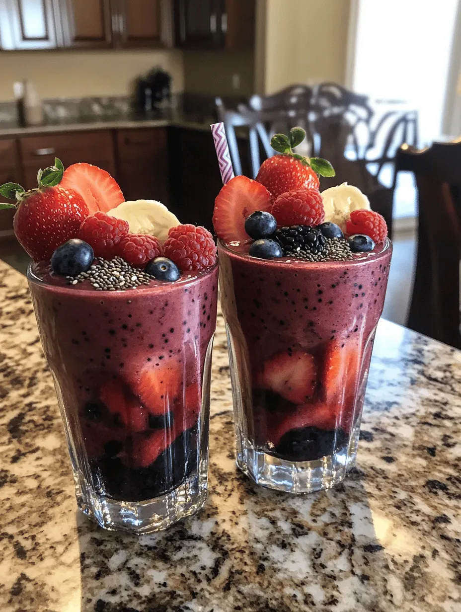 Berry Blast Smoothie: A Nutrient-Packed Delight