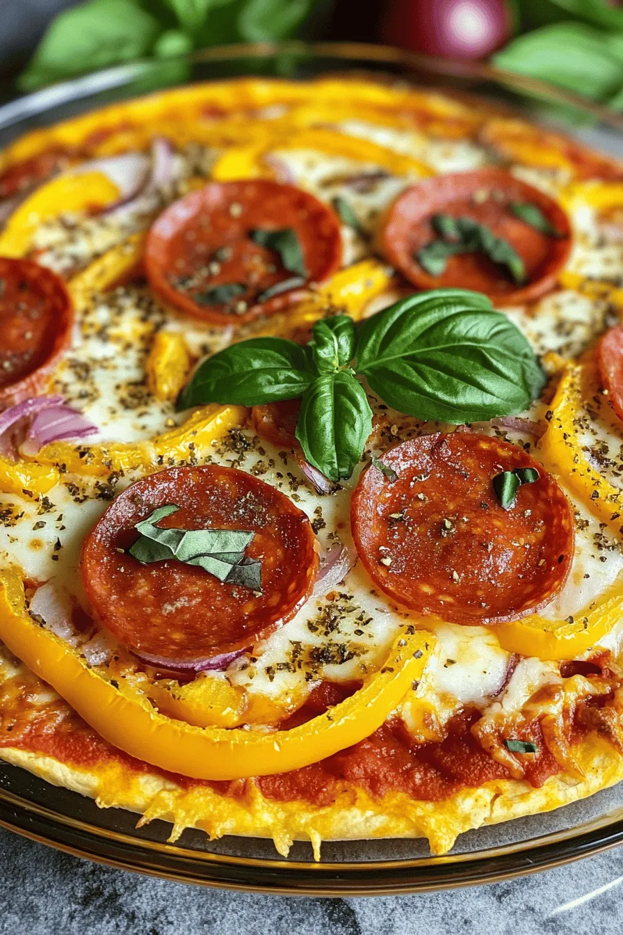 Tortilla Pizza Delight: A Quick and Easy Recipe for Pizza Lovers