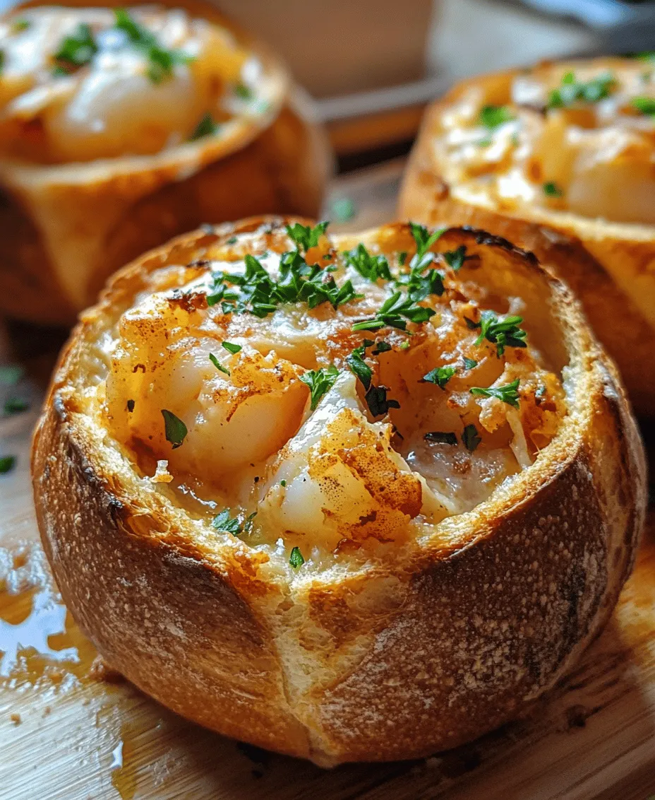 Imagine a chilly evening, where the comforting aroma of a warm, savory soup fills your kitchen. Now, picture that soup served in a freshly baked bread bowl, perfectly capturing the essence of comfort food. This is exactly what the Stuffed Seafood Soup Bread Bowl embodies—a delightful fusion of rich flavors, hearty textures, and culinary creativity that elevates a simple soup to a satisfying meal.