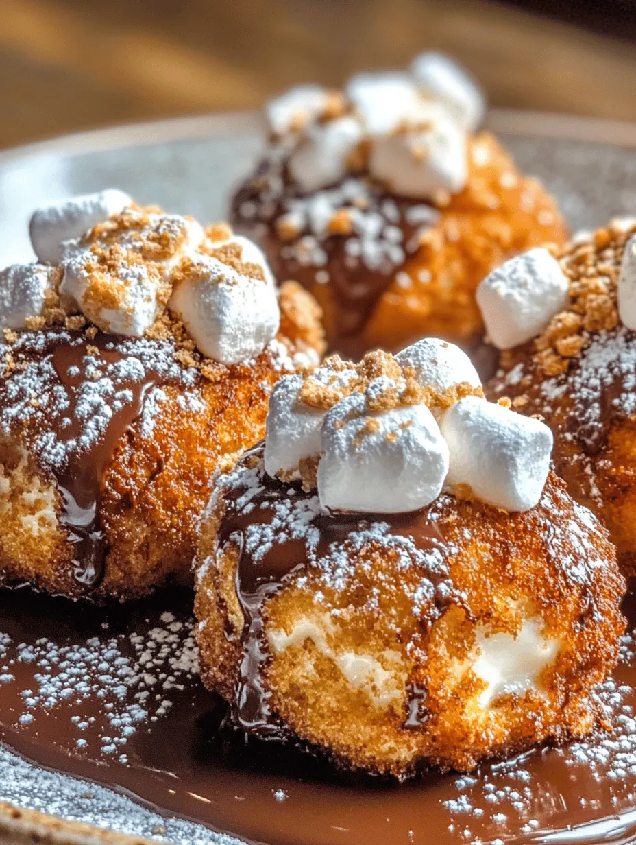 Deliciously Decadent Fried S&#8217;mores Bombs