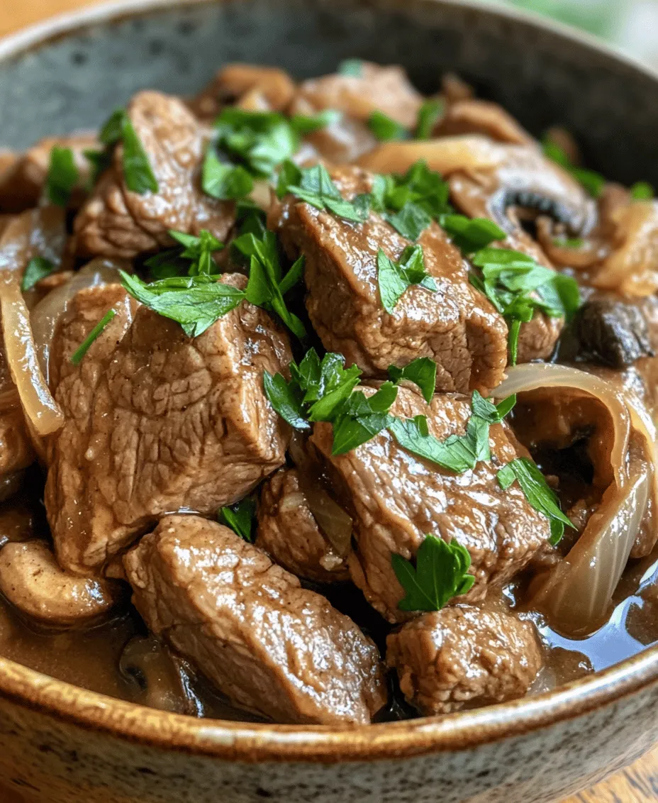 Imagine a plate brimming with tender, succulent beef tips, bathed in a rich, savory gravy that clings lovingly to each morsel. Savory beef tips in rich gravy is more than just a meal; it