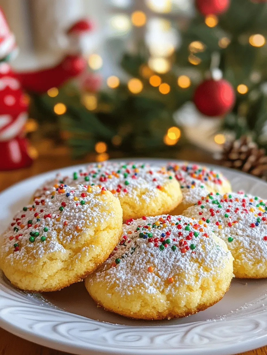 Deliciously Festive: Christmas Gooey Butter Cookies