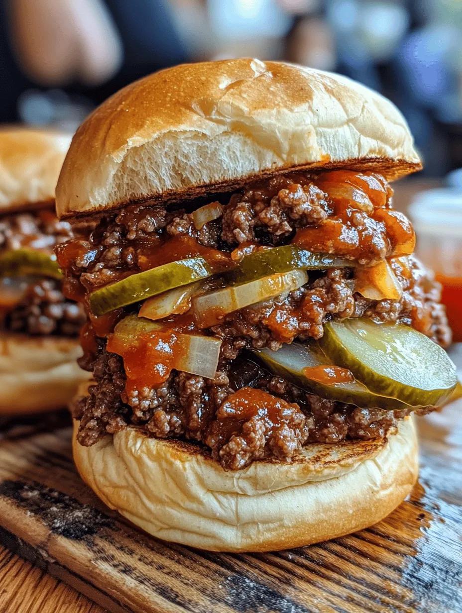 The BEST Sloppy Joe Recipe: A Comfort Food Classic Made Easy