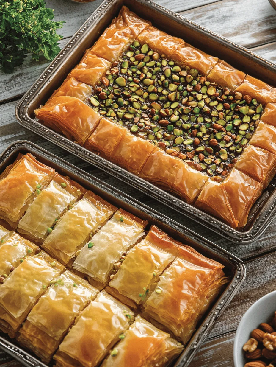Baklava Showdown: Pistachio vs. Walnut
