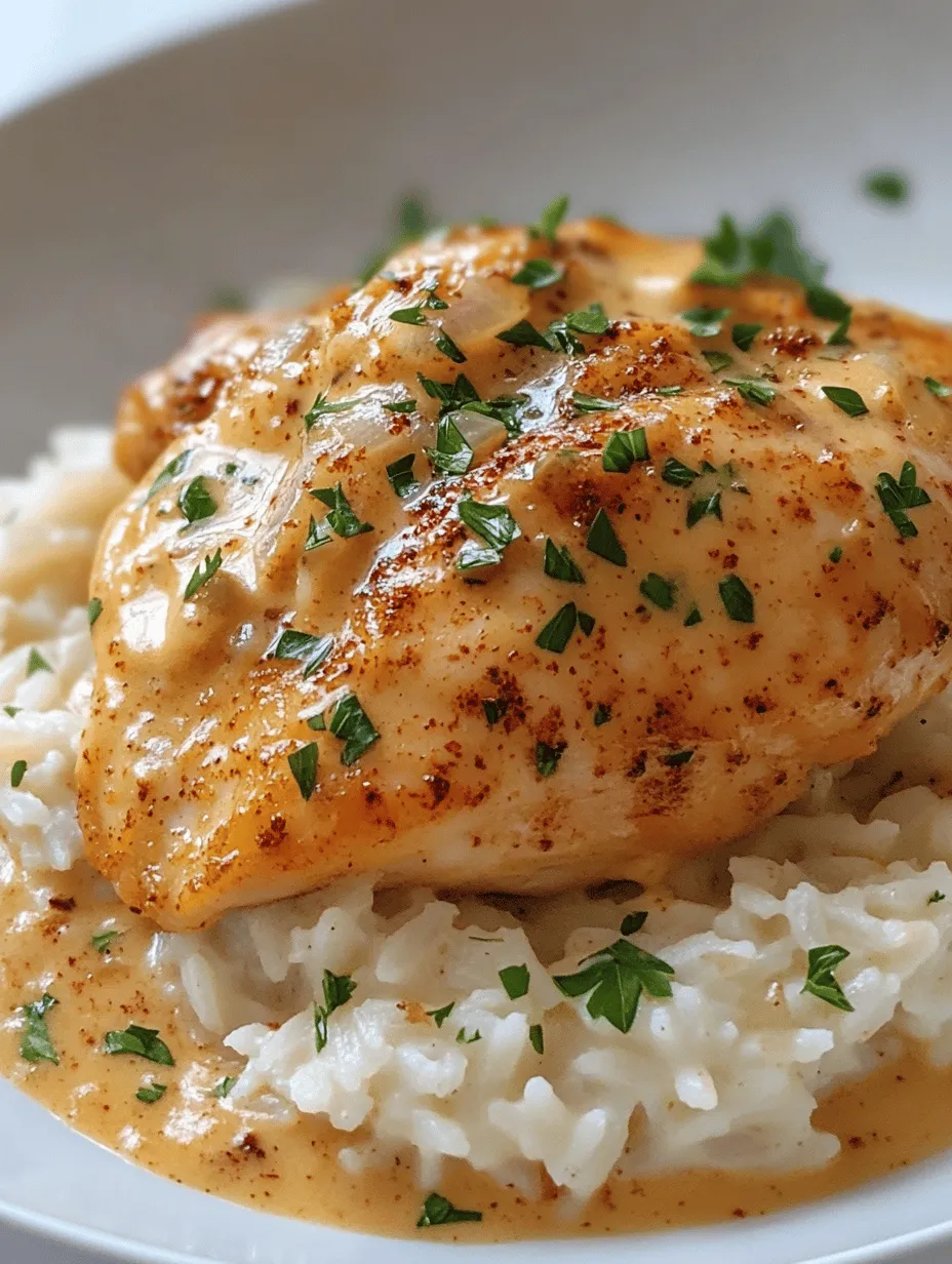 Mouthwatering Smothered Chicken and Rice Recipe