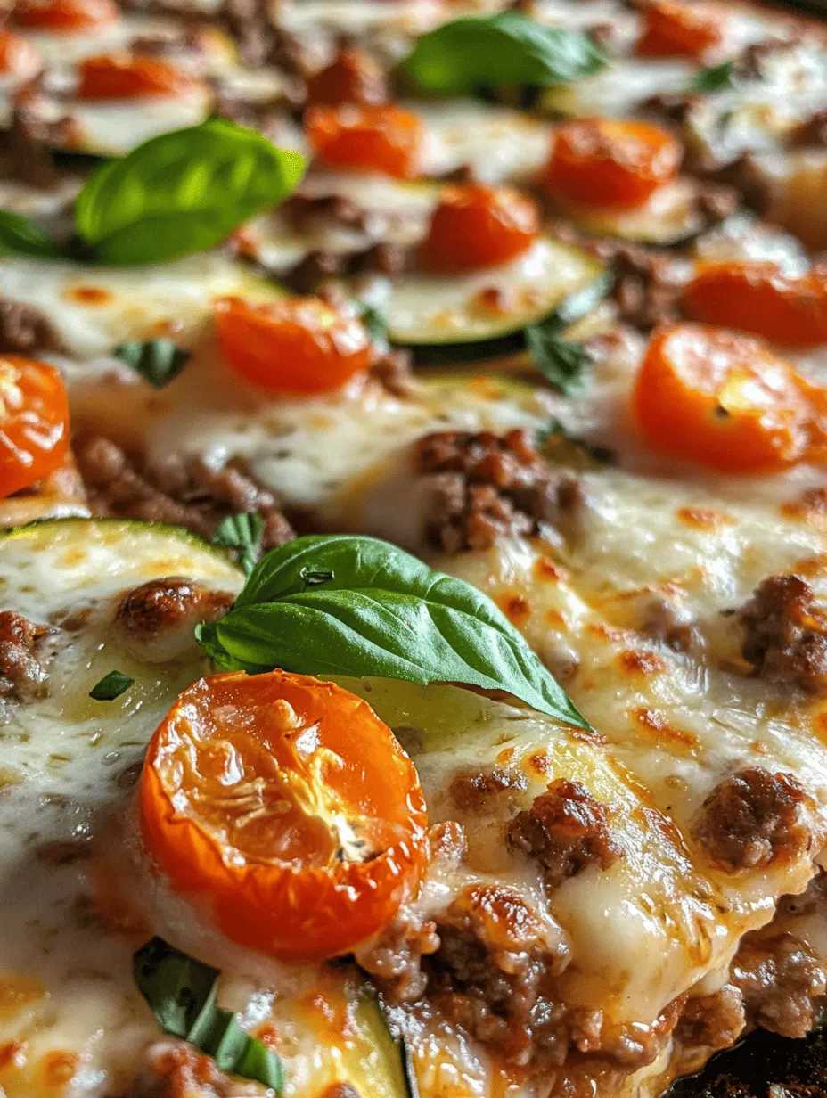 Cheesy Zucchini and Ground Turkey Bake: A Comforting Dish for All Occasions