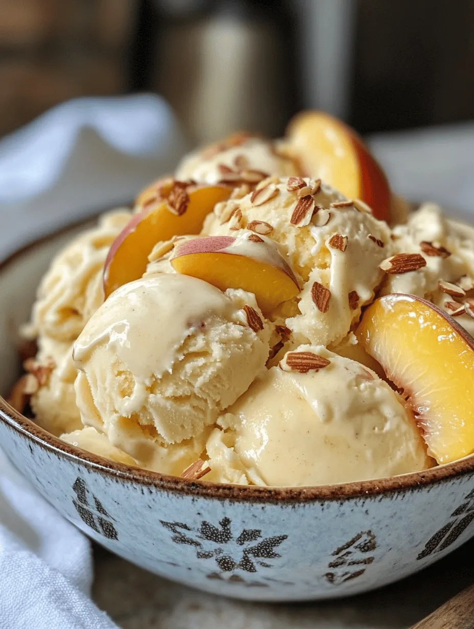 Peachy Vanilla Bean Dream Ice Cream Recipe