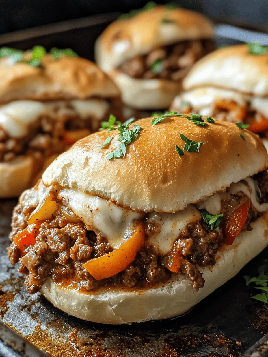 Philly Cheese Steak Sloppy Joes: A Delectable Fusion of Comfort Foods