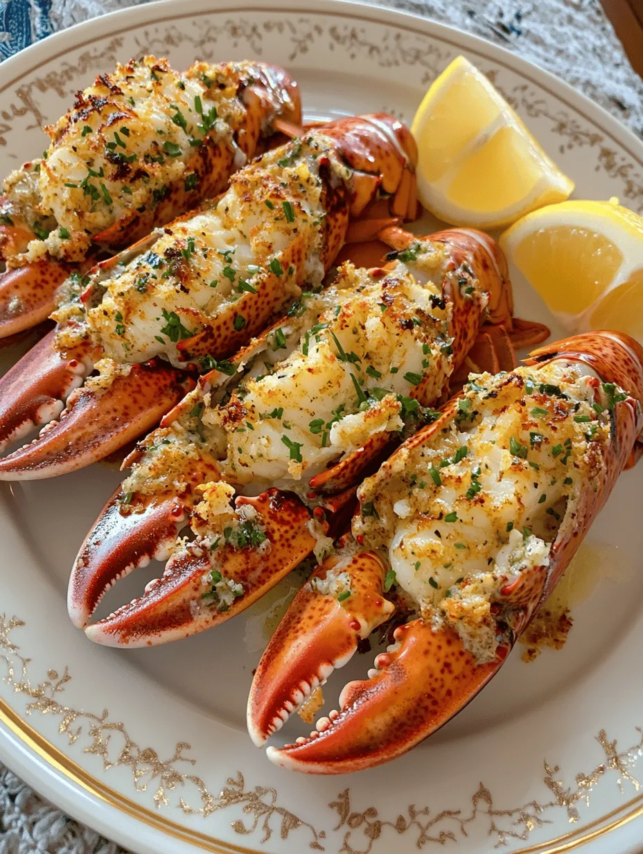 Golden Lobster Medallions in Aromatic Garlic-Herb Butter