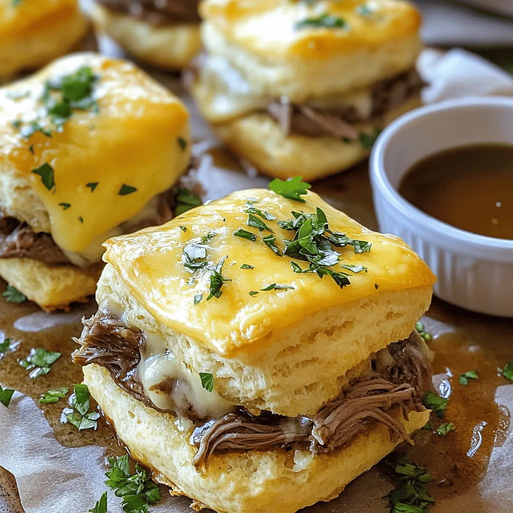 Savory French Dip Biscuits Recipe