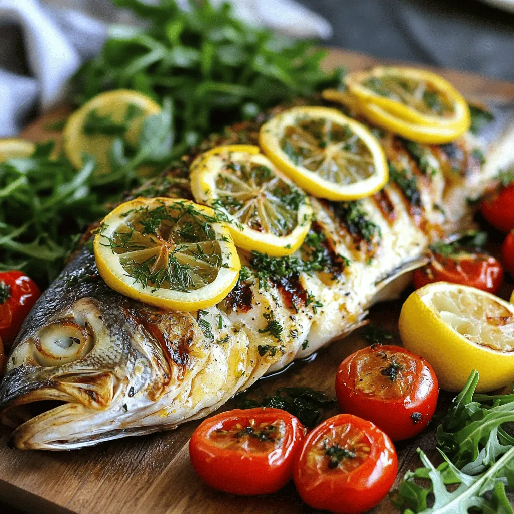 Mediterranean Herb and Lemon Baked Branzino: A Culinary Delight