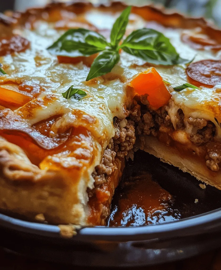 The Deep Hamburger Sausage & Pepperoni Pie is a culinary masterpiece that beautifully marries the hearty flavors of ground beef, Italian sausage, and pepperoni, all enveloped in a rich, satisfying crust. This dish encapsulates the essence of comfort food, making it a beloved choice for food lovers everywhere. Imagine sinking your teeth into a warm, savory slice that combines the juiciness of hamburger meat, the spiciness of sausage, and the classic tang of pepperoni, all topped with melted cheese and nestled in a crispy, flaky crust. This pie is not just a meal; it