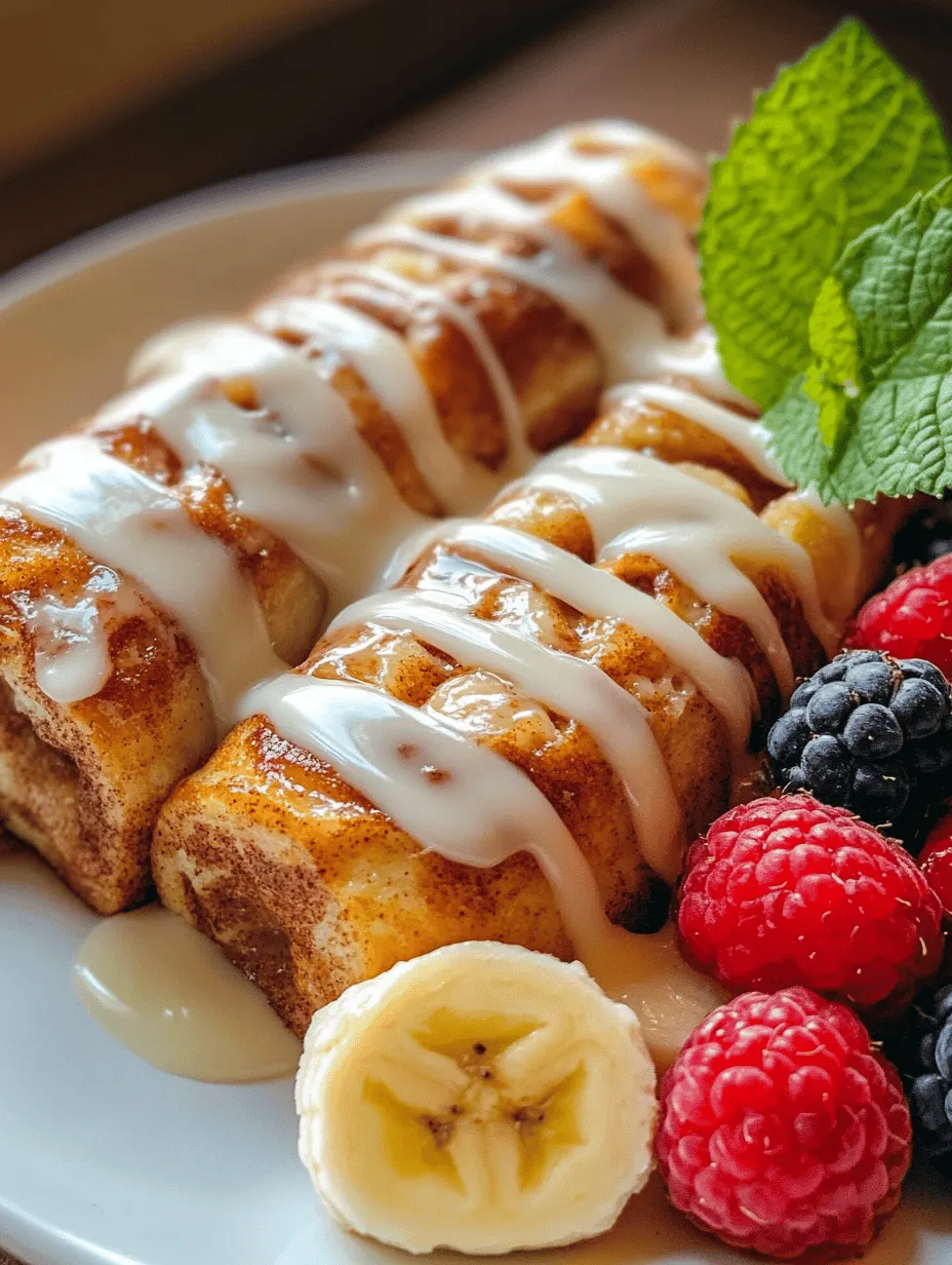 Indulge in Sweetness: Cinnamon Roll French Toast Rolls Recipe