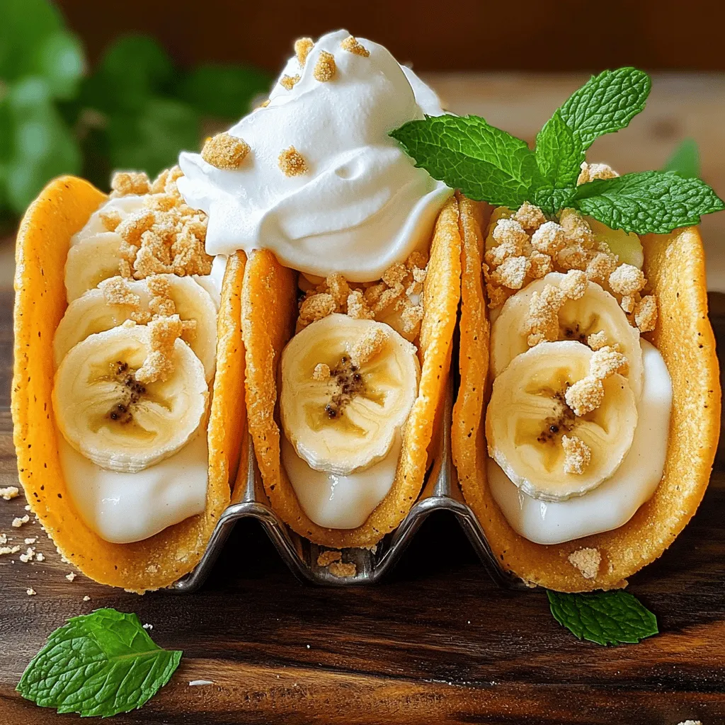 Banana Pudding Tacos: A Delightful Fusion Dessert