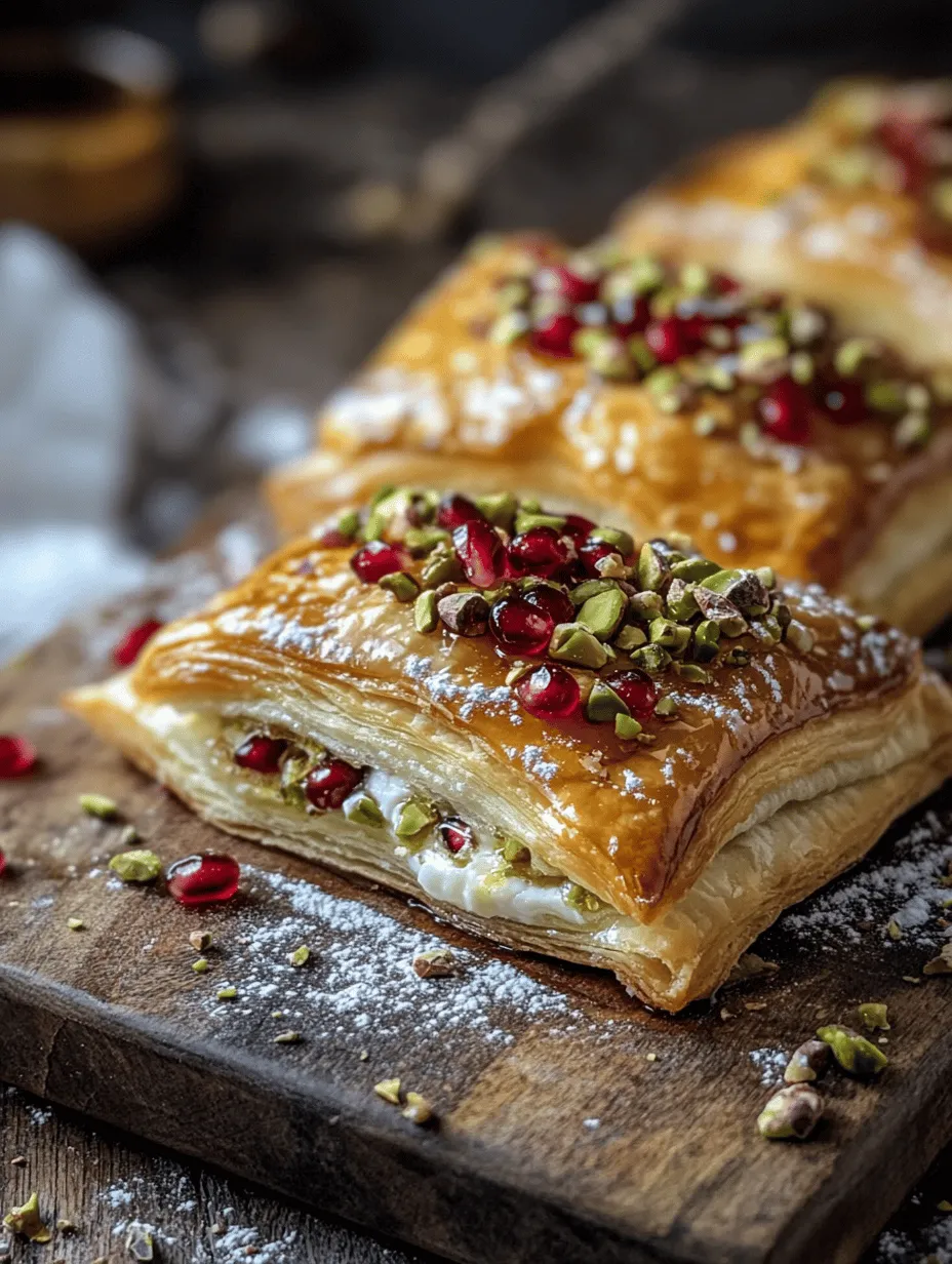 Brie &#038; Pomegranate Pastry Parcels with Pistachio Topping: A Delightful Appetizer Recipe