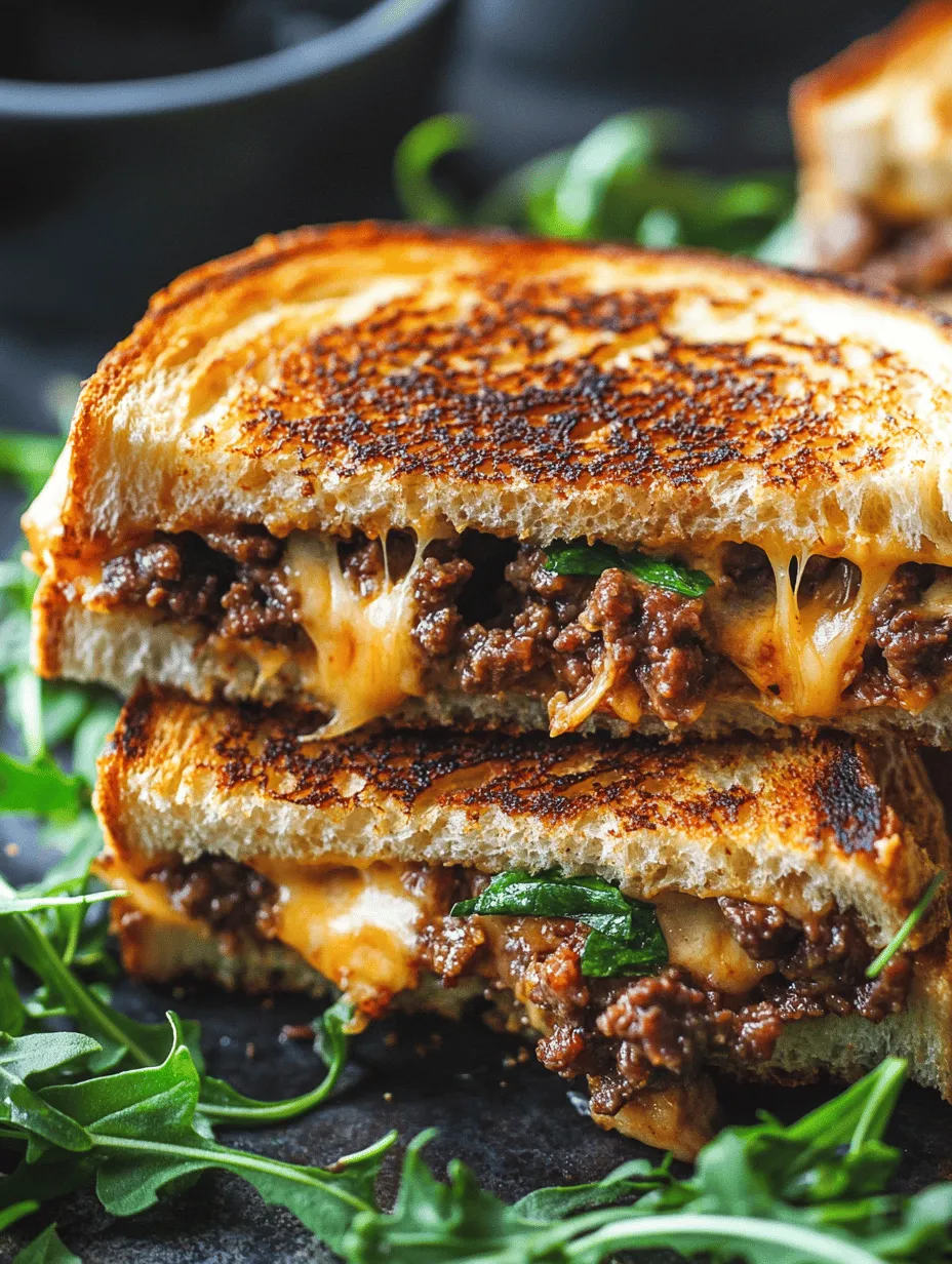 Melty Beefy Delight Grilled Cheese Recipe