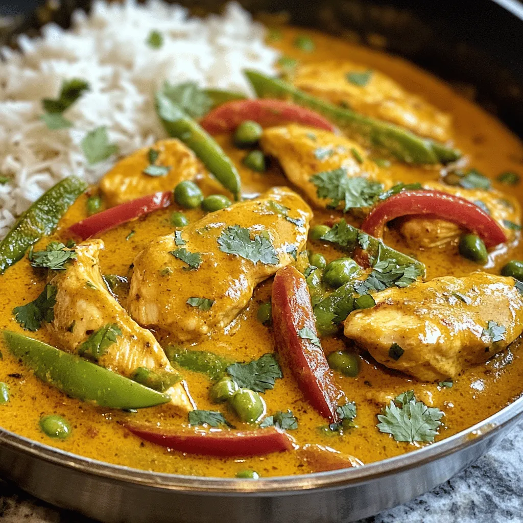 Spicy Thai Chicken Curry with Coconut Cream Delight