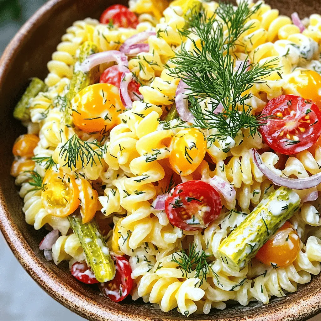 Dill Pickle Pasta Salad: A Refreshing Twist on a Classic Dish