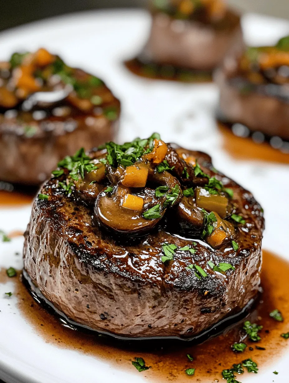 Tender Elegance: Filet Mignon with Mushroom Sauce &#8211; A Culinary Delight