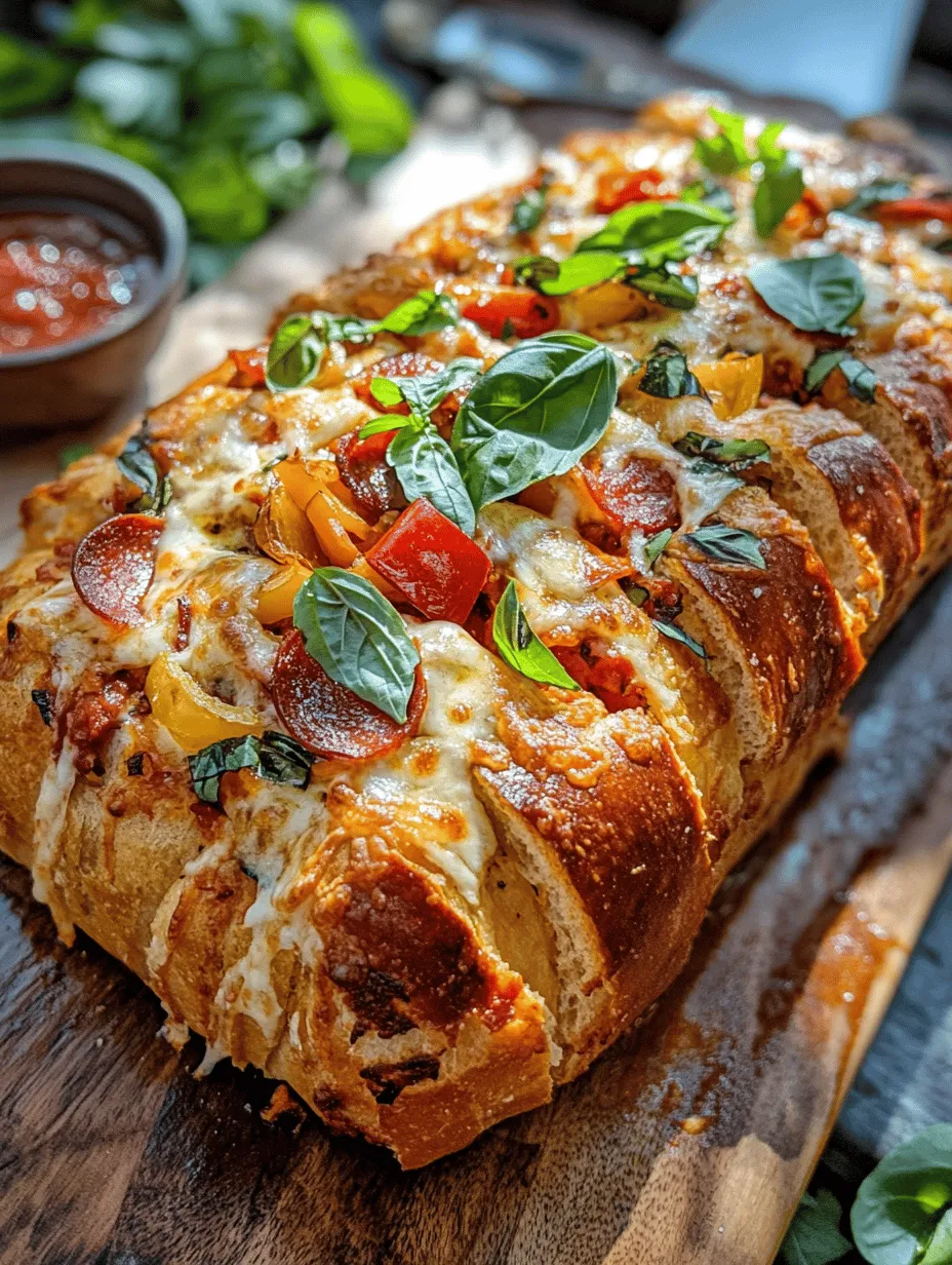 Cheesy Pizza Stuffed Bread: A Delicious Twist on a Classic Favorite