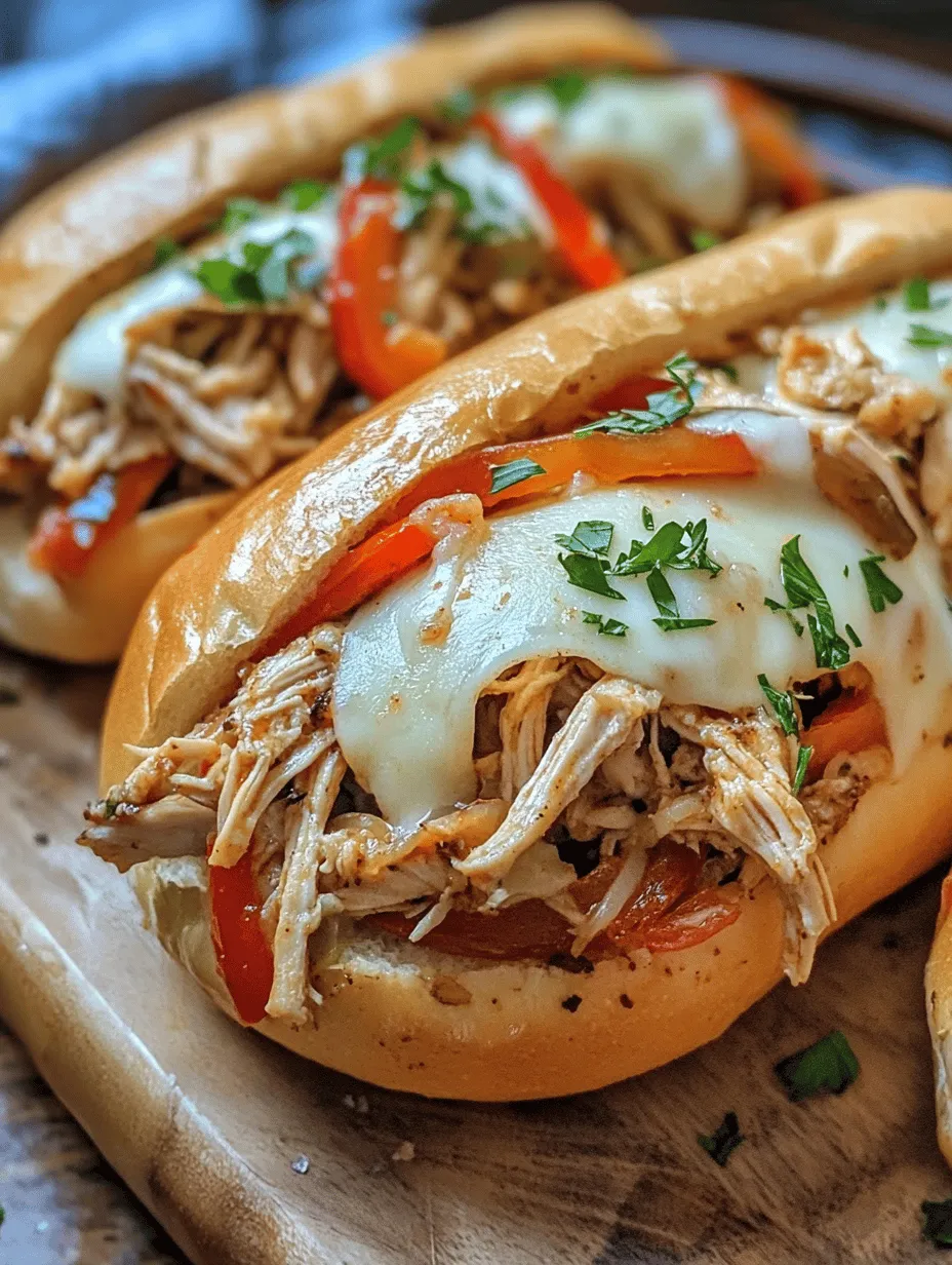 Zesty Slow Cooker Chicken Philly Sandwiches: A Flavorful Family Favorite